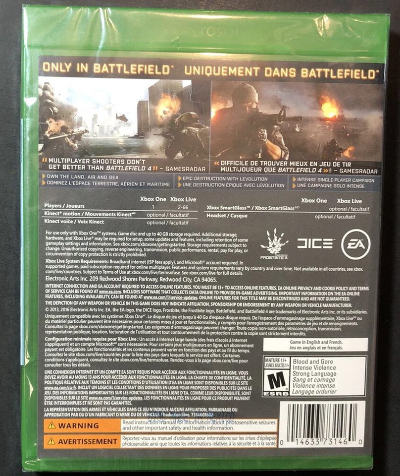 Battlefield 4 [ Greatest Hits ] (XBOX ONE) NEW - Image 2 of 4