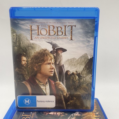The Hobbit Trilogy Blu Ray B Bundle 2 Disc Versions Free Fast Tracked Postage - Picture 2 of 13
