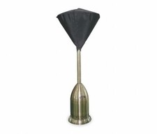 Patio Heater Head Cover Stand - Zippered - 34" x 34" - Vinyl - Black -