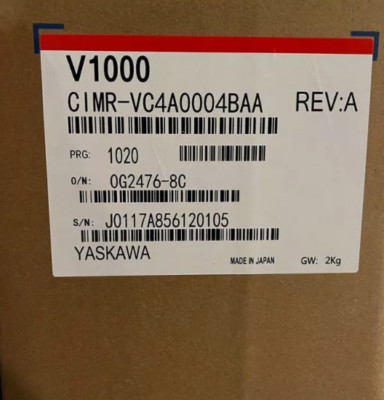 CIMR-VC4A0004BAA NEW YASKAWA V1000 ELECTRIC CORPORATION 0.75KW CIMR-VC4A0004BAA