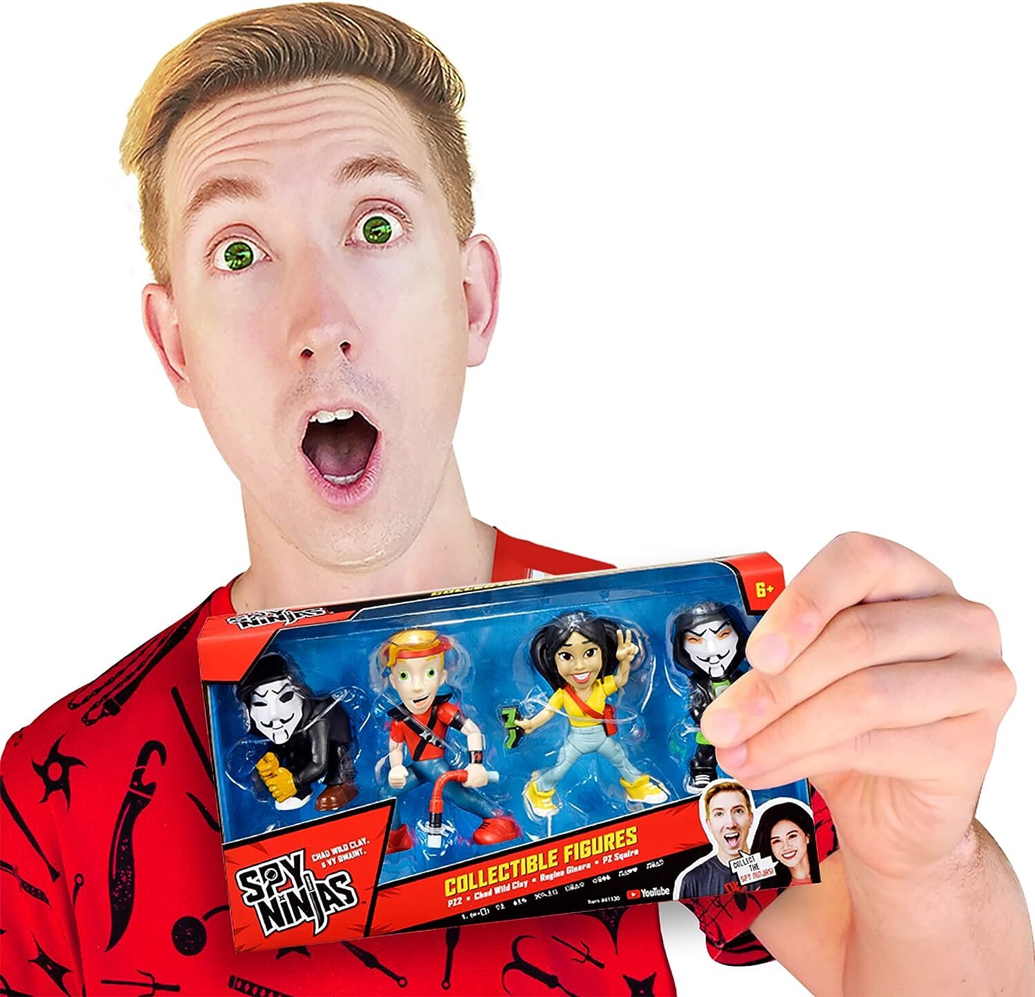 НАБОР ИЗ 4 ФИГУРОК ШПИОНСКИЕ НИНДЗЯ PZ2CHADREGINAPZ SQUIRE 41130CO 9490₽