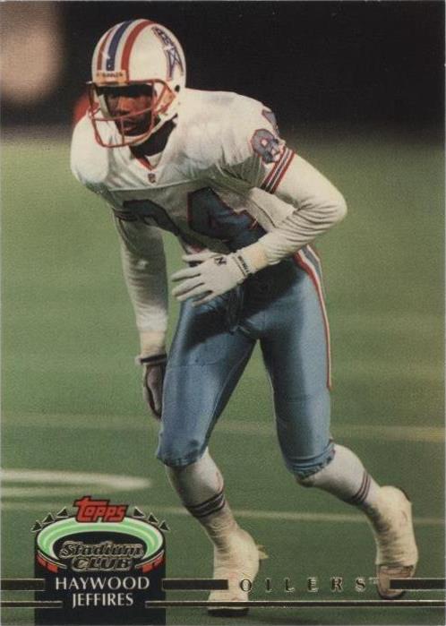 1992 Topps Stadium Club Haywood Jeffires #373 - 1 of 2