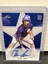 2020 Leaf Perfect Game National Showcase Autograph Blue #BACJ2 Chase Jans #12/15