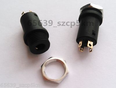 10PCS 3.5mm 1/8'' Mini Female Headphone Jack Plug Stereo Audio Panel Mount 4pin #