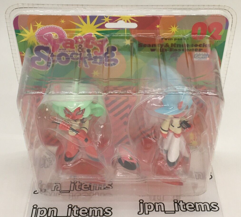 Scanty & Knee Socks with Zipper Panty & Stocking Twin Pack
