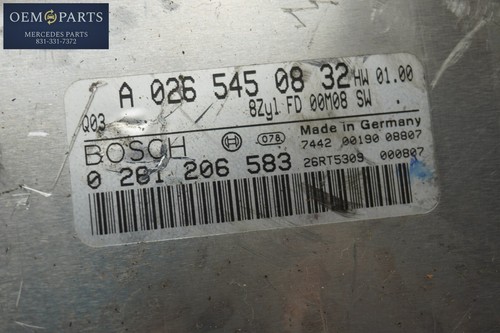 ✔ MOTOR CONTROL ECU MÓDULO INFORMÁTICO MERCEDES W163 ML55 OEM - Imagen 6 de 7