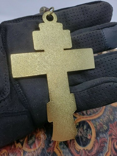 KREUZ JOHN WICK KRUZIFIX russisch orthodox katholisch Anhänger Rosenkranz Ballerina Münze - Bild 10 von 12