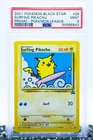 PSA 9 SURFING PIKACHU #28 Black Star Promo 2001 - Pokemon Card WOTC