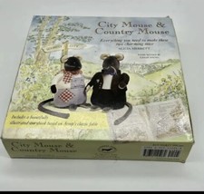 City Mouse  Country Mouse Sewing Kit With Book. Complete open