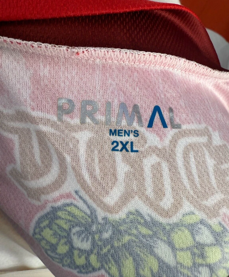 Primal Vermont Beers Graphic Mens Cycling Shirt 3 Pockets XXL - Image 2 of 4