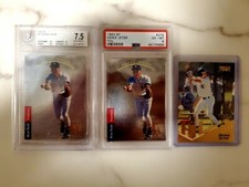 Derek Jeter Rookie Card Lot - 1993 Upper Deck SP Foil PSA 6 & BGS 7 5 + Pinnacle