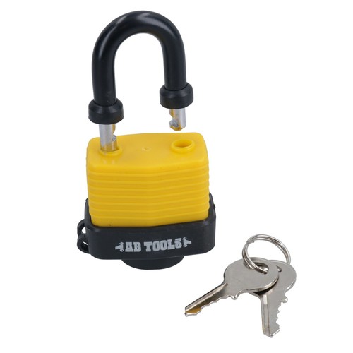 4 Llaves Igual 40mm Resistente al Agua Impermeable Candados 4 Cerraduras 8 Llaves Seguridad - Imagen 6 de 6