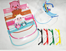 Face Shield Visor for KIDS Clear Shield with Headband Anti Splash Safe 10 Pcs