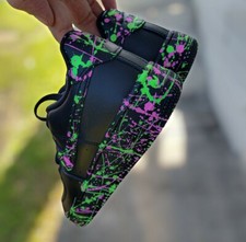 Nike Air Force 1 07 Donna Personalizzate Multi Taglia Ragazza Gs AF1 Neon 