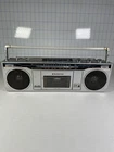 Rare Vintage SANYO M7000 Boombox Radio Cassette Made In Taiwan FOR PARTS/REPAIR.