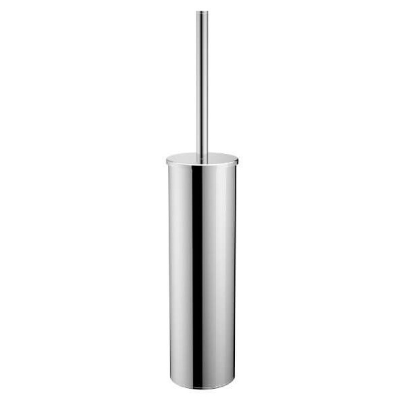 Porte-balais de toilette chrome Metaform accessoire chic en acier brillant pour hotel et maison