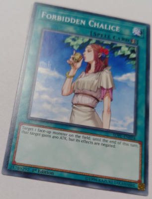 Yu-Gi-Oh! Forbidden Chalice SDPL-EN024 Common – 1. Auflage, Aus Structure Deck: Powercode Link