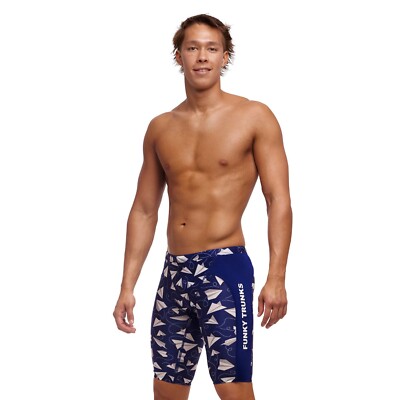Funky Trunks Paper Plain Jammer Badehose Badeshorts Schwimmhose Männer Herren