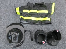 Build-a-Bear Firefighter Workshop BABW Helmet BOOTS Jacket 51