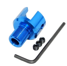 Ruger .22 Mark 1,2,3 Adapter 1/2x28 TPI For Muzzle Brake - Blue Anodized 