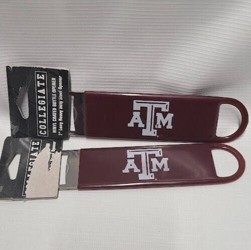 2 Texas A&M Aggies Vinyl bedeckt Metall Flaschenöffner NCAA NEU - Bild 4 von 4