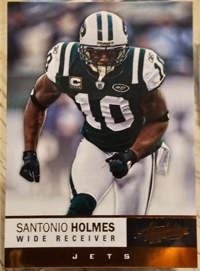 2012 Panini Absolute Retail Santonio Holmes #41 New York Jets