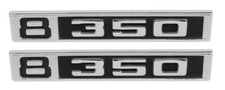 New Front Fender 8 350 Emblem Pair For 1969-72 Chevy Truck Suburban 9615