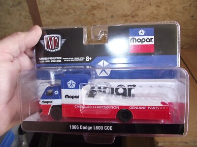 M2 1/64 1966 dodge L600 ramp truck mopar hauler NIB