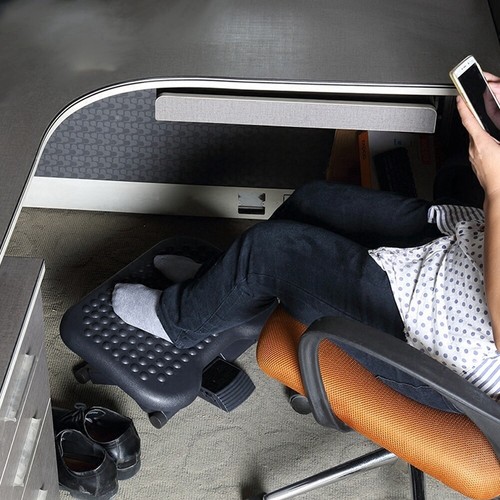 Adjustable Height Foot Rest Ergonomic Support For Office Crowd ABS Material QH1 - Picture 10 of 11