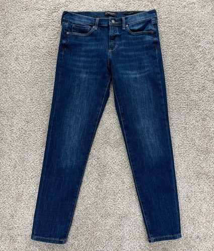 Banana Republic Jeans Damen 28 Blau Premium Denim Skinny Ankle Indigo Stretch