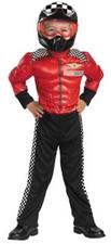 Turbo Racer Race Car Driver Motorcycle Fancy Dress Up Halloween Child Costume
