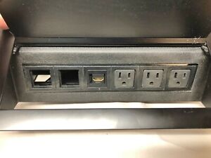 Byrne Multi-Outlet Assembly 20A 125V Black Outlet HDMI Blank #9867 | eBay