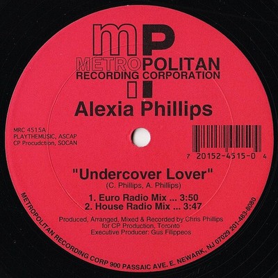 Alexia Phillips - Undercover Lover (12'') (Very Good Plus (VG+))