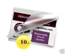Hot Laminating Pouches 2-1/2 x 3-7/8 [pack of 100] Key Card size 10 Mil Clear