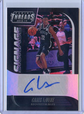 2018-19 PANINI THREADS SIGNAGE NETS CARIS LeVERT AUTO AUTOGRAPH