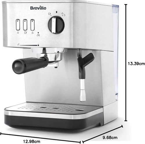 BREVILLE VCF149 Bijou Espresso Machine Automatic & Manual - NO ORIGINAL BOX