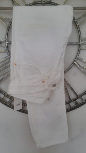 BNWT BN Polo Ralph Lauren Sullivan Slim Patchwork Distressed Jeans White W28 L30 - Picture 7 of 12