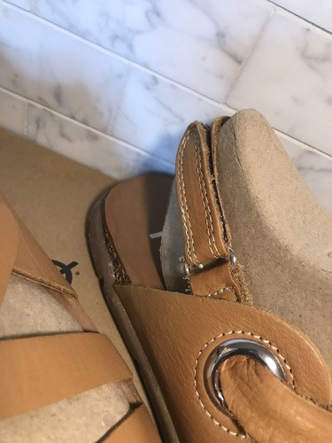 kalso earth shoes 10 womans Dalyla leather cognac brown sandal NIB new in box - Picture 13 of 19