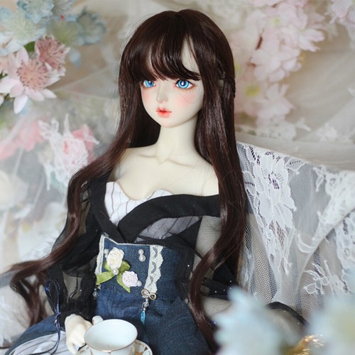 Lange BJD Perücke SD Puppe Haar Perücken Mit Bangs 1/3 1/4 1/6 BJD Puppe Ersatz - Bild 29 von 34