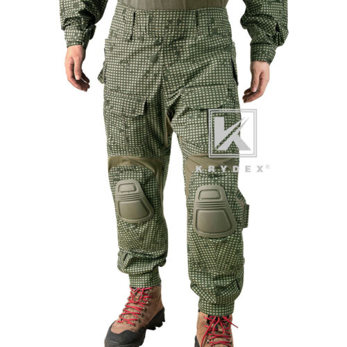 Pantalones tácticos de combate KRYDEX G3 con rodilleras camuflaje nocturno desierto - Imagen 3 de 9