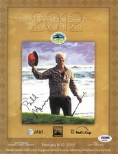 Bill Murray Signed 2012 Pebble Beach Pro-Am Program Autographed PSA/DNA COA Golf