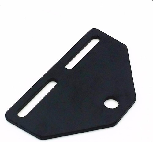 Bottom Mount HEADLIGHT Bracket Adapter Black For Harley Touring Road Glide Dyna - Picture 6 of 9