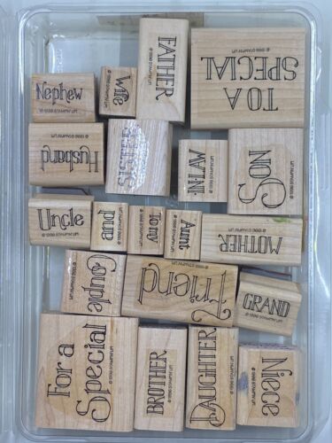 Stamping Up Rubber Wood Stamp Sets YOU PICK List #3 Complete Crafts Scrapbooking - Picture 745 of 896