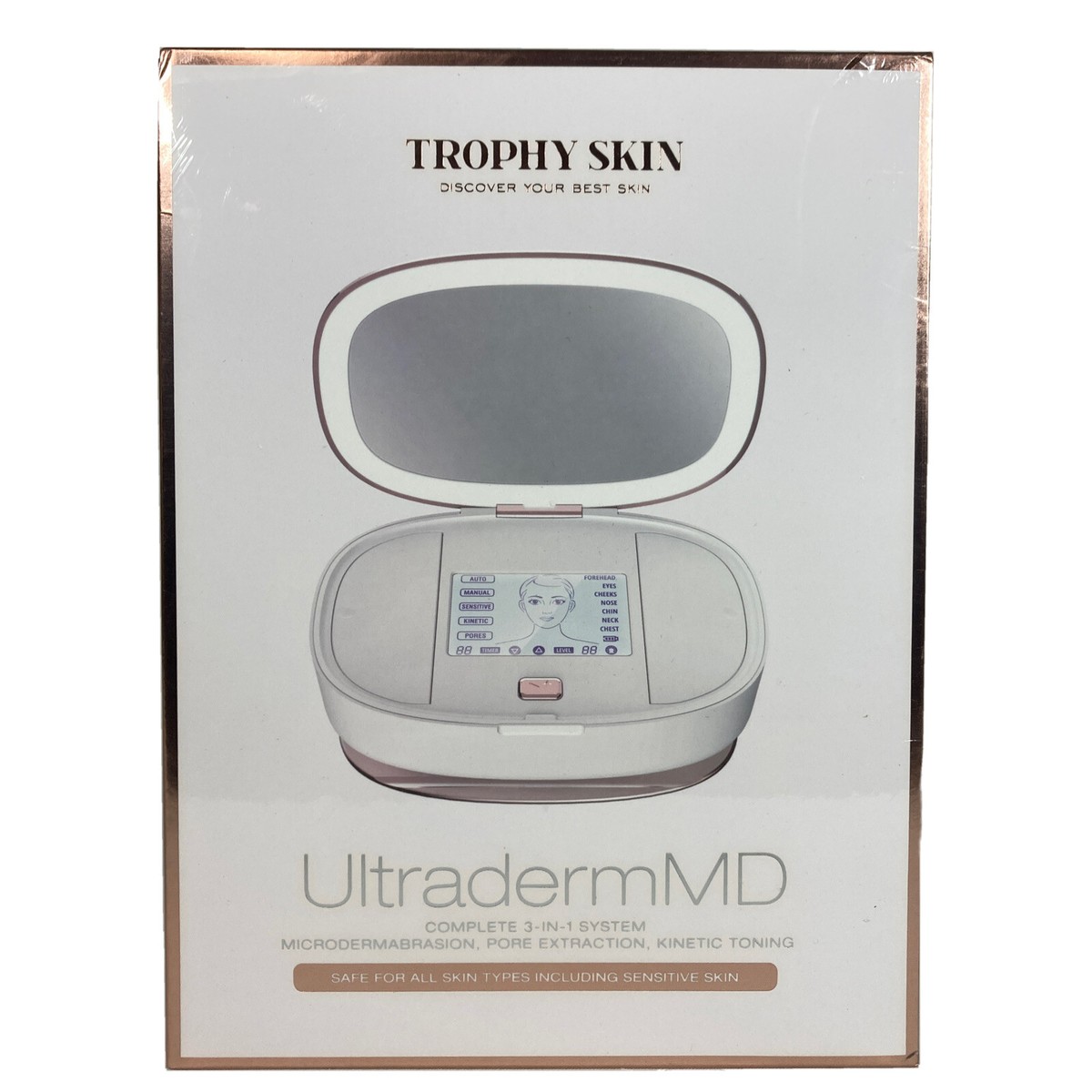 TROPHY SKIN Ultraderm MD Microdermabrasion System Lilac Color 3 In