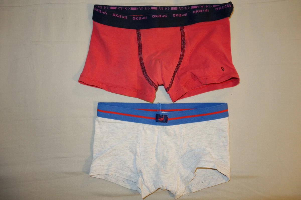 lot de 2 boxers gar on 4 5 ans okaidi et sergent major eBay