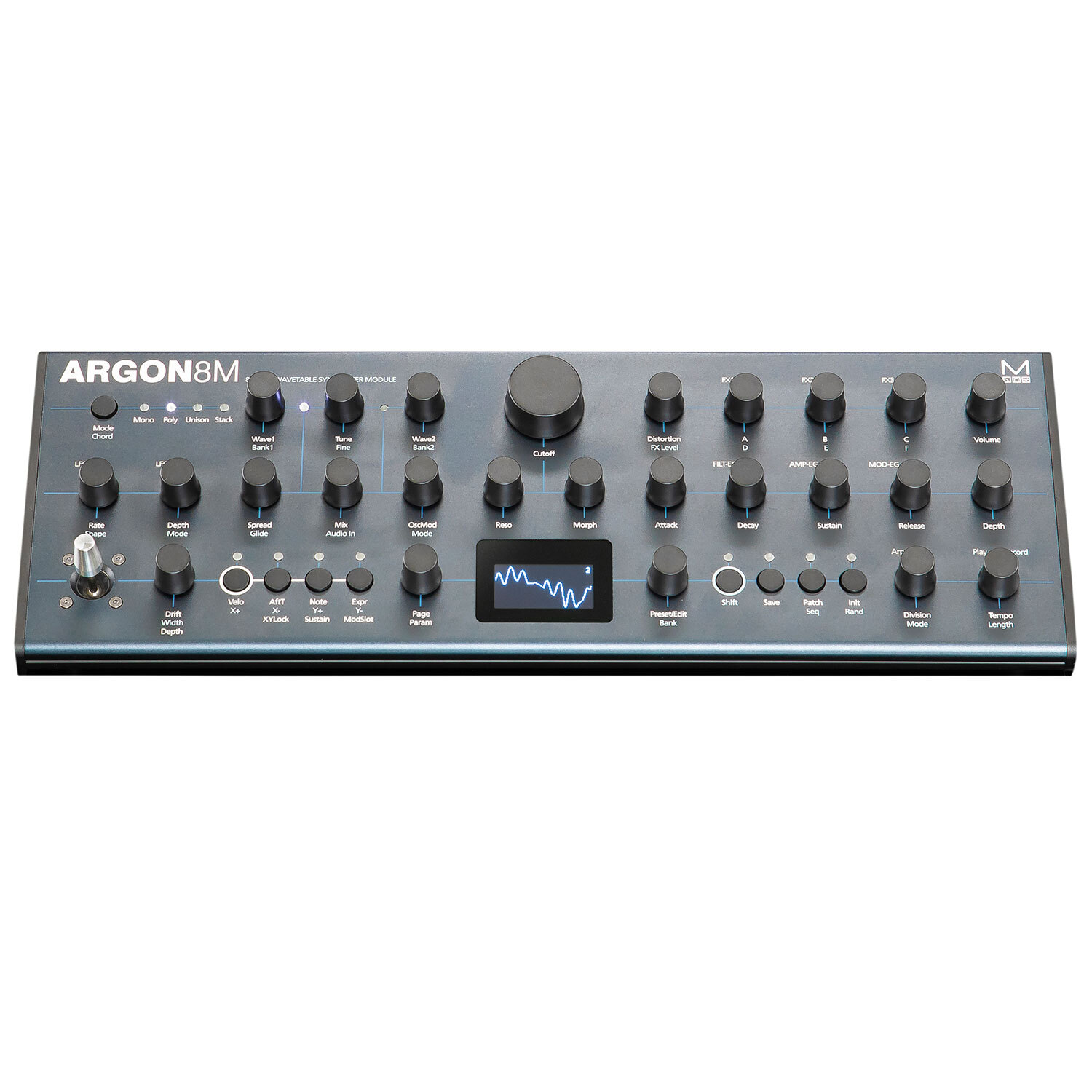 Модуль настольного 8-голосного полифонического синтезатора Modal Argon8M (демонстрационная версия)