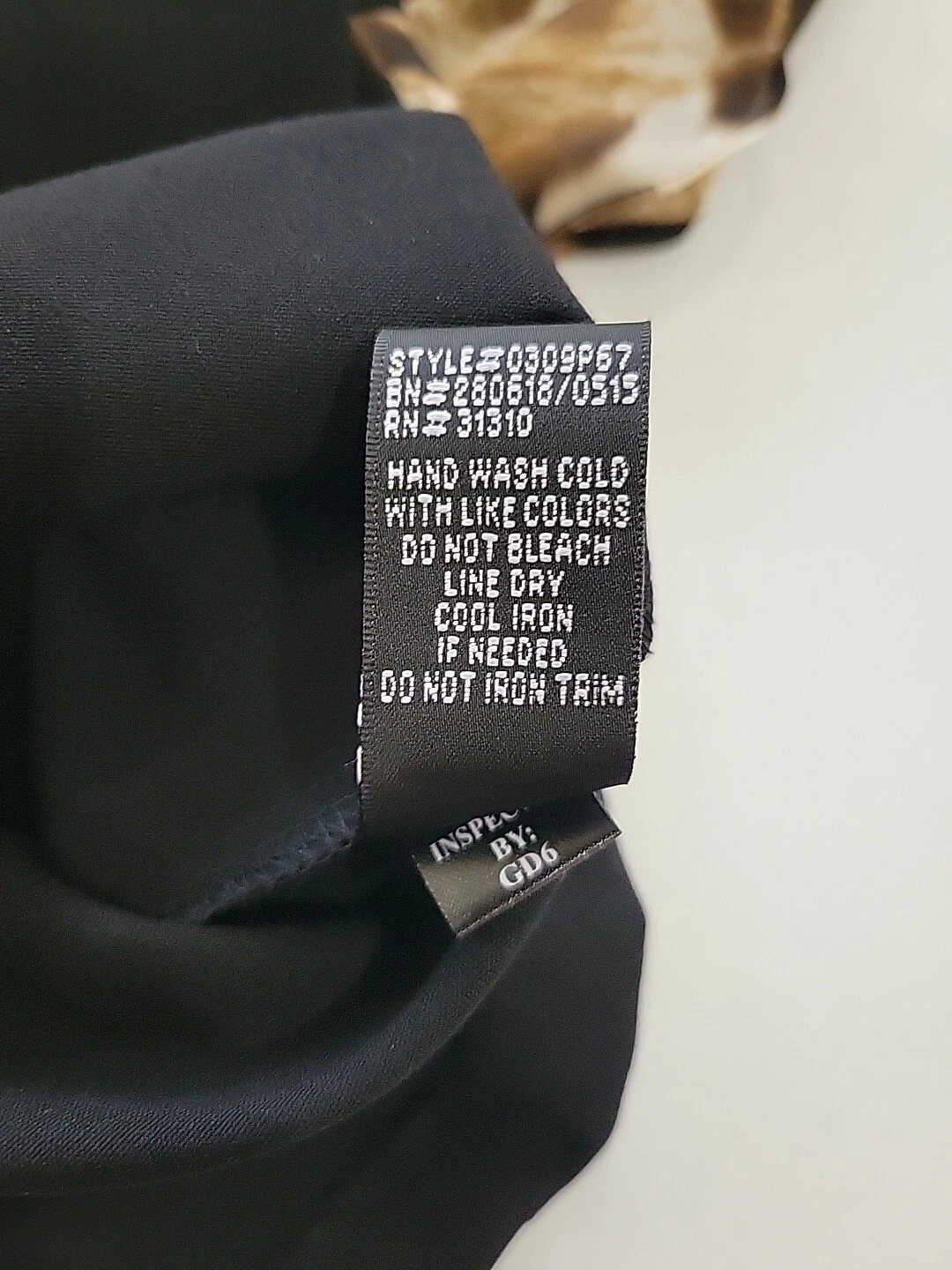 Abito Alyx nero gonna colore leppard top taglia 8 maniche ad aletta