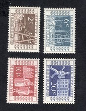 Netherlands 1952 stamps Mi#597-600 MH CV=130$