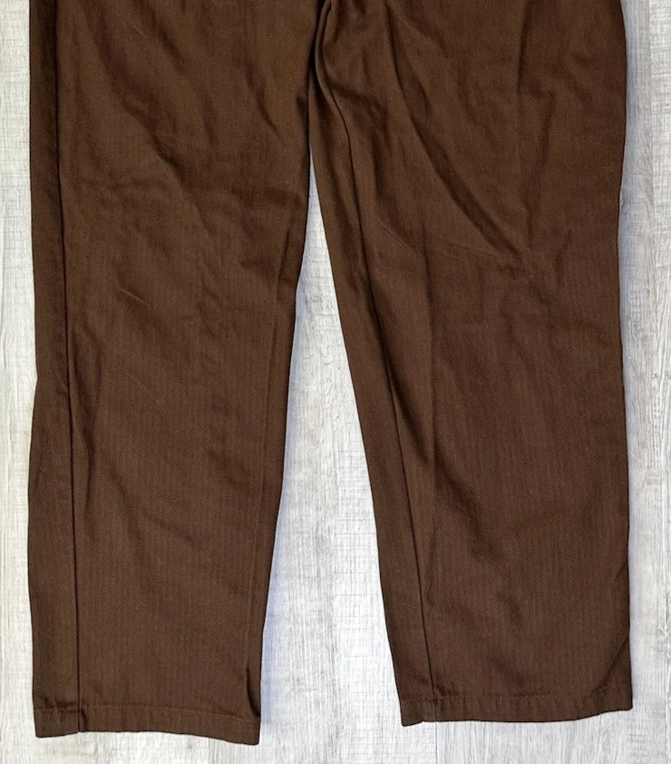 Cookman Chefs Wear Pants Brown Elastic Waist Drawstring Workwear Adult / Men’s M - Image 4 of 4