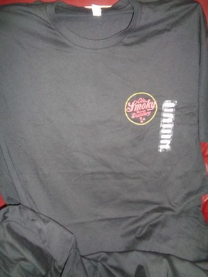 OLE SMOKY TENNESEE DISTILLERY WHISKY BLACK SHORT SLEEVE T SHIRT X-LARGE -NEW